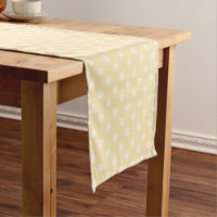 Coussin pois jaune citron