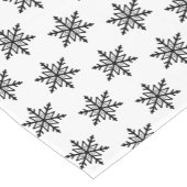 Chemin De Table Court Couteaux de neige noir coureur de table de vacance (Coin)