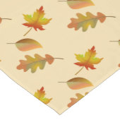 Chemin De Table Court Cozy autumn maple leaves oak leaves (Coin)