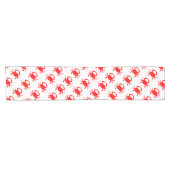 Chemin De Table Court Crabe rouge (Horizontal)