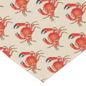 Chemin De Table Court Crabes Coureur-Rouges de Tableau (Coin)