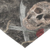 Chemin De Table Court Crâne Grunge - Pirate (Coin)