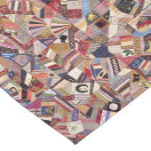Chemin De Table Court Crazy quilt top (Coin)