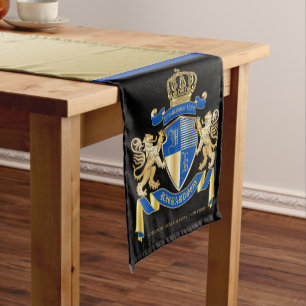 Chemin De Table Court Créez votre propre manteau d'emblème bleu de lio