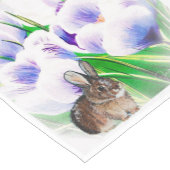 Chemin De Table Court Crocus Bunny Bunny Tablerunner (Coin)