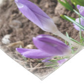 Chemin De Table Court Crocus printaniers (Coin)