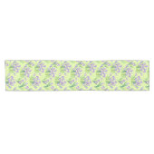 Chemin De Table Court Crocus sur vert clair (Horizontal)