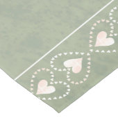 Chemin De Table Court Croix celtique en pierre patinée de coeurs (Coin)