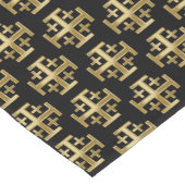 Chemin De Table Court Croix chrétienne (Coin)