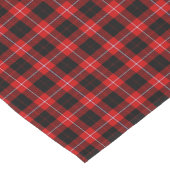 Chemin De Table Court Cunningham Tartan rouge noir (Coin)