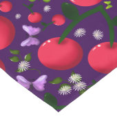 Chemin De Table Court Custom and personalized Cute Cherry Butterfly  (Coin)