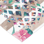 Chemin De Table Court Cute ananas or rayé (Coin)