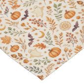 Chemin De Table Court Cute Autumn Pumpkin Ghost Halloween Pattern (Coin)