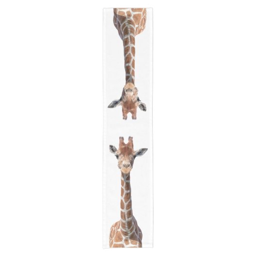 Chemin De Table Court Cute giraffe face (Devant)