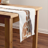 Chemin De Table Court Cute giraffe face (In Situ)