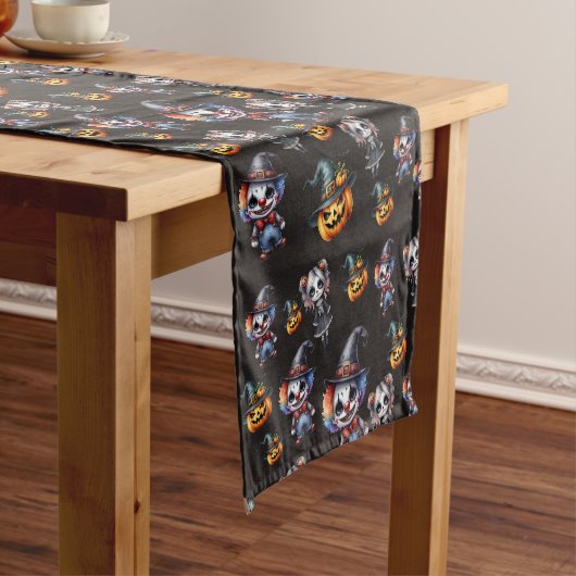 Chemin De Table Court Cute Halloween (In Situ)