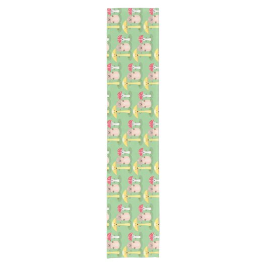 Chemin De Table Court Cute kawaii champignon champignon toadstool (Devant)