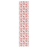 Chemin De Table Court Cute Red Christmas Reindeer (Devant)