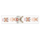 Chemin De Table Court cute reindeer new year 2026 table runner (Horizontal)