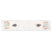 Chemin De Table Court Cute Rustique Bonjour Automne (Horizontal)