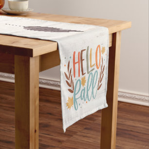 Chemin De Table Court Cute Rustique Bonjour Automne
