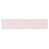 Chemin De Table Court Cute Rustique Valentines Coeurs Motif (Horizontal)