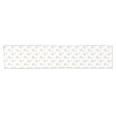Chemin De Table Court Cute White Goose Pattern (Horizontal)