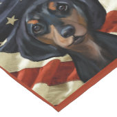 CHEMIN DE TABLE COURT DACHSHUND (Coin)