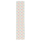 Chemin De Table Court Dachshunds en Sweaters Motif de vacances (Devant)