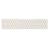 Chemin De Table Court Dachshunds en Sweaters Motif de vacances (Horizontal)