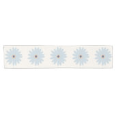 Chemin De Table Court Daisy bleu clair (Horizontal)