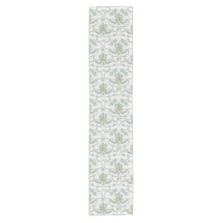 Chemin De Table Court Damask Fern