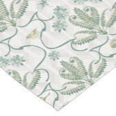 Chemin De Table Court Damask Fern (Coin)