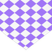 Chemin De Table Court Damier violet classique visuel  (Coin)