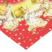 Chemin De Table Court Danse Bébé Anges Noël Table Runner (Coin)