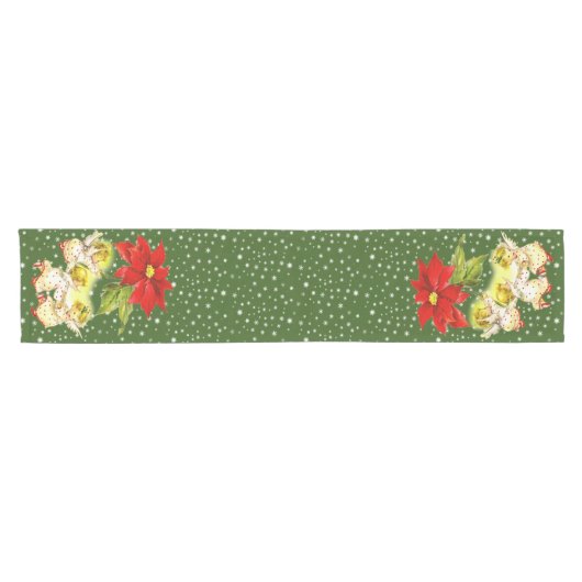 Chemin De Table Court Danse Bébé Anges Noël Table Runner (Horizontal)