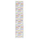 Chemin De Table Court De fête d'anniversaire cadeaux uniques et (Devant)