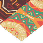 Chemin De Table Court Décor africain noir Kente Tribal Motif (Coin)