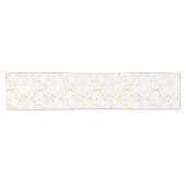 Chemin De Table Court déploiement de motif floral (Horizontal)