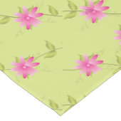 Chemin De Table Court Design à motifs floraux roses (Coin)