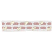 Chemin De Table Court Design arabe motif doré (Horizontal)