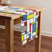 Chemin De Table Court Design de style mondrien (In Situ)