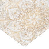 Chemin De Table Court Design tendance or floral Mandala Marble (Coin)