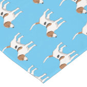 Chemin De Table Court dessin animé de chien beagle (Coin)