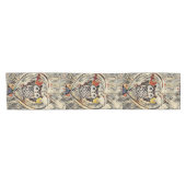 Chemin De Table Court Dessin de hibou (Horizontal)