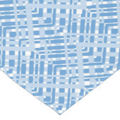 Chemin De Table Court Diamant bleu glace Plaid Motif moderne (Coin)