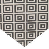 Chemin De Table Court Diamant noir et ivoire | Ferme moderne (Coin)