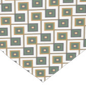 Chemin De Table Court Diamante en vert (Coin)