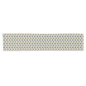 Chemin De Table Court Diamante en vert (Horizontal)