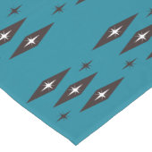 Chemin De Table Court Diamonds Motif atomique des années 50 (Coin)